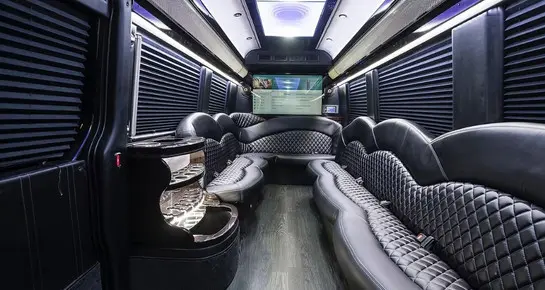 Interior View Of Boston Airport Limousine