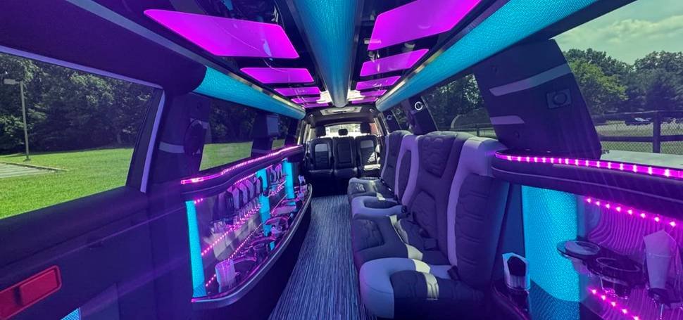 Interior View Of Boston Airport Limousine 